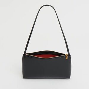 Mansur Gavriel Gaia Shoulder Bag in Black/Red